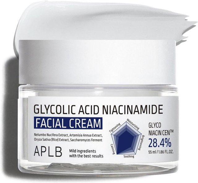 APLB Gesichtscreme mit Glykolsäure und Niacinamid, 55 ml - Bild 1