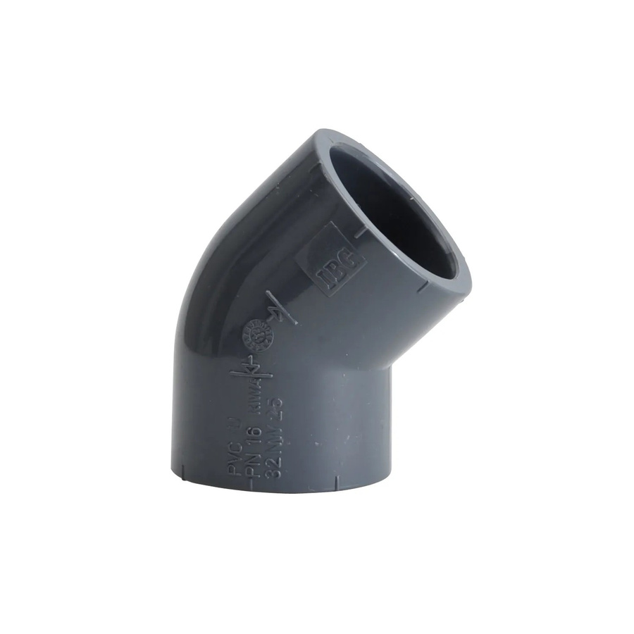 Setma PVC Winkel 45 Grad Biegung in Anthrazit und Grau - Bild 2