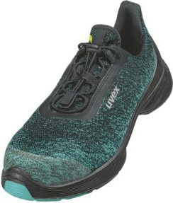 Uvex Halbschuhe S1P schwarz grün blau Größe 37 Weite 11 - Bild 1