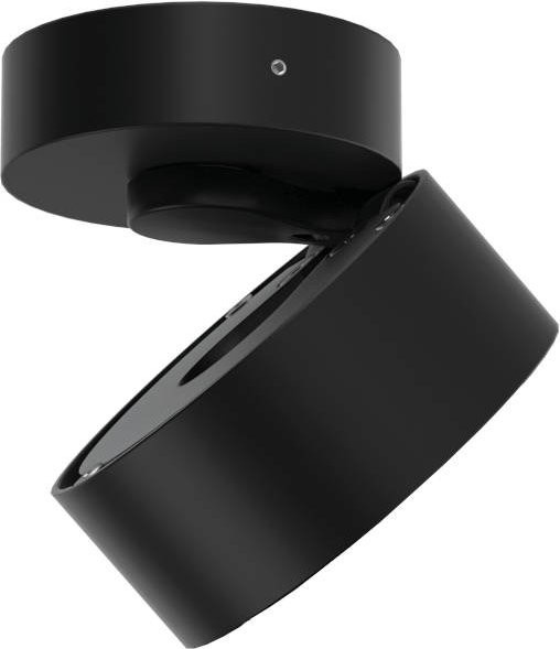 Top Light Puk Mini Move Black White Edition LED-Deckenleuchte in Schwarz Matt mit mattiertem Glas und warmweißem Licht (2700K) - Bild 1