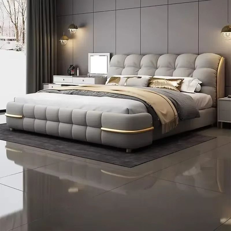 Modern Luxus King-Size-Bett inklusive Matratze B/T: 180 x 200 cm - Bild 2