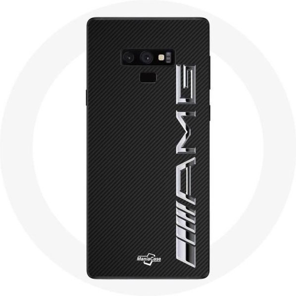 Samsung Galaxy Note 9 Schutzhülle mit AMG Logo in Carbon Textur, Schwarz - Bild 1