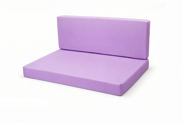 Setgarden Flat Set Palettenkissen in Purple mit Sitzkissen und Rückenkissen, B/T/H: 120 x 60 x 10 cm und 120 x 40 x 10 cm - Bild 1