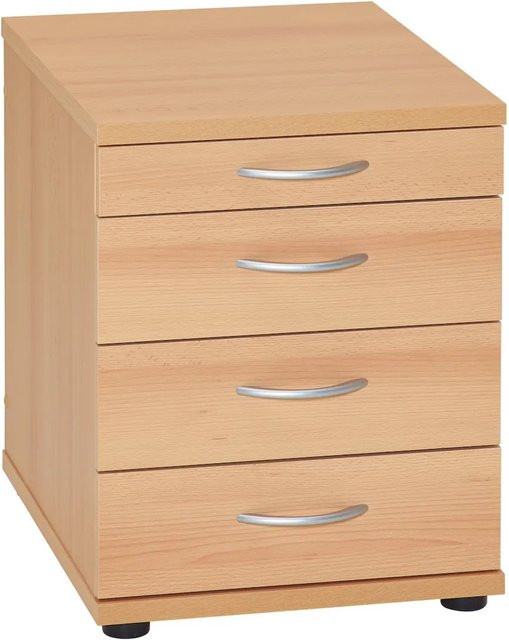 PROREGAL Standcontainer Lion in Buche mit 4 Schubladen, H x B x T: 54 x 42 x 50 cm - Bild 1