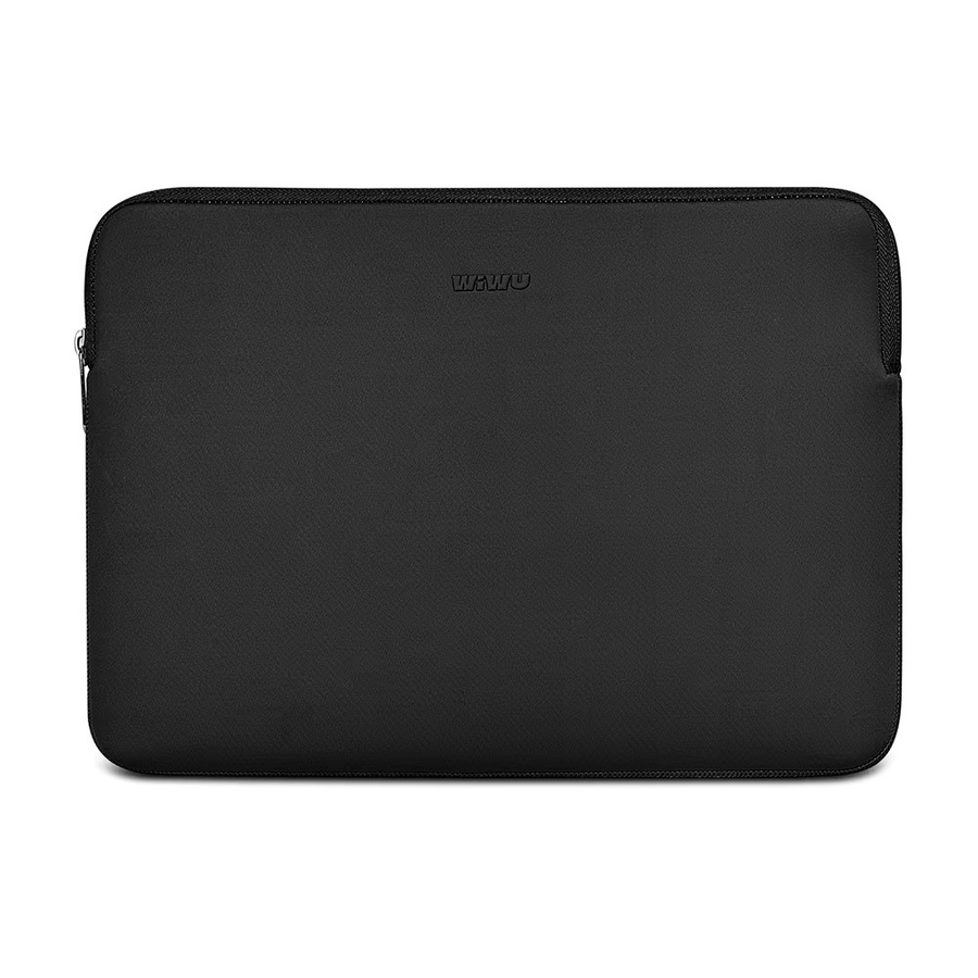 WiWU Ultradünne Laptop-Hülle für MacBook Pro 14,2 und 16,2 Zoll sowie MacBook Air 13,6 Zoll, wasserdichte Notebook-Tasche, Schwarz - Bild 2