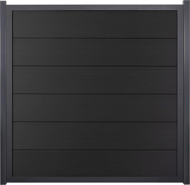 GroJaViento Zaunelement Anthrazitgrau B/H: 180 x 180 cm - Bild 1