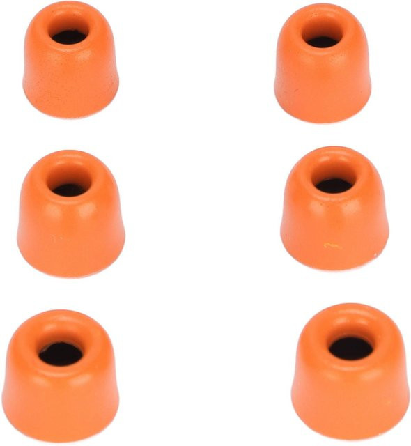6 Stück DIYelecs Ersatz-Ohrstöpsel aus Memory-Schaum zur Geräuschreduzierung für In-Ear-Kopfhörer mit 4,3 mm bis 6,0 mm Durchmesser in Rot - Bild 1