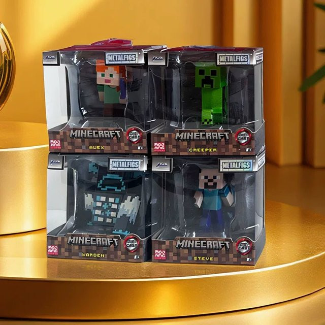 Jada Minecraft Steve Alex Creeper Warden, Druckguss-Figur, ab 8 Jahren - Bild 1