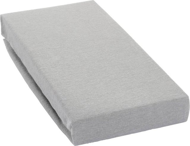 Oh Cosy Spannbetttuch Jersey in Grau, B/T: 180 x 200 cm - Bild 1