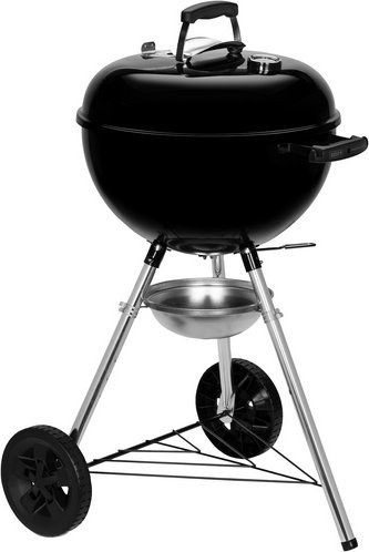 Weber Original Kettle E-4710 Holzkohlegrill in Schwarz mit Grillfläche Ø 47 cm - Bild 1