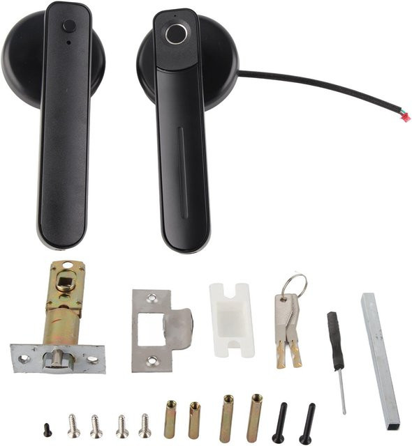 GoolRC Intelligentes Türgriffschloss mit biometrischem Fingerabdruck in Grau und Schwarz - Bild 1