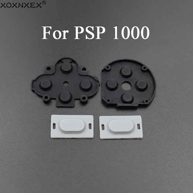 Sony Leitfähige Klebegummi-Tasten für PSP 1000 Silikon-Pads Ersatzteile in Schwarz - Bild 1