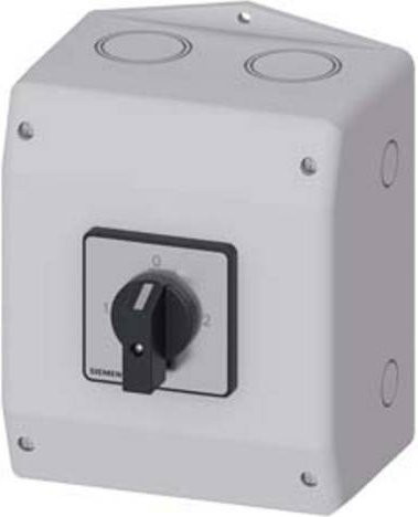 Siemens Lasttrennschalter Schwarz 3polig 32A 16mm² 690 V/AC 3LD22657UB01 - Bild 1