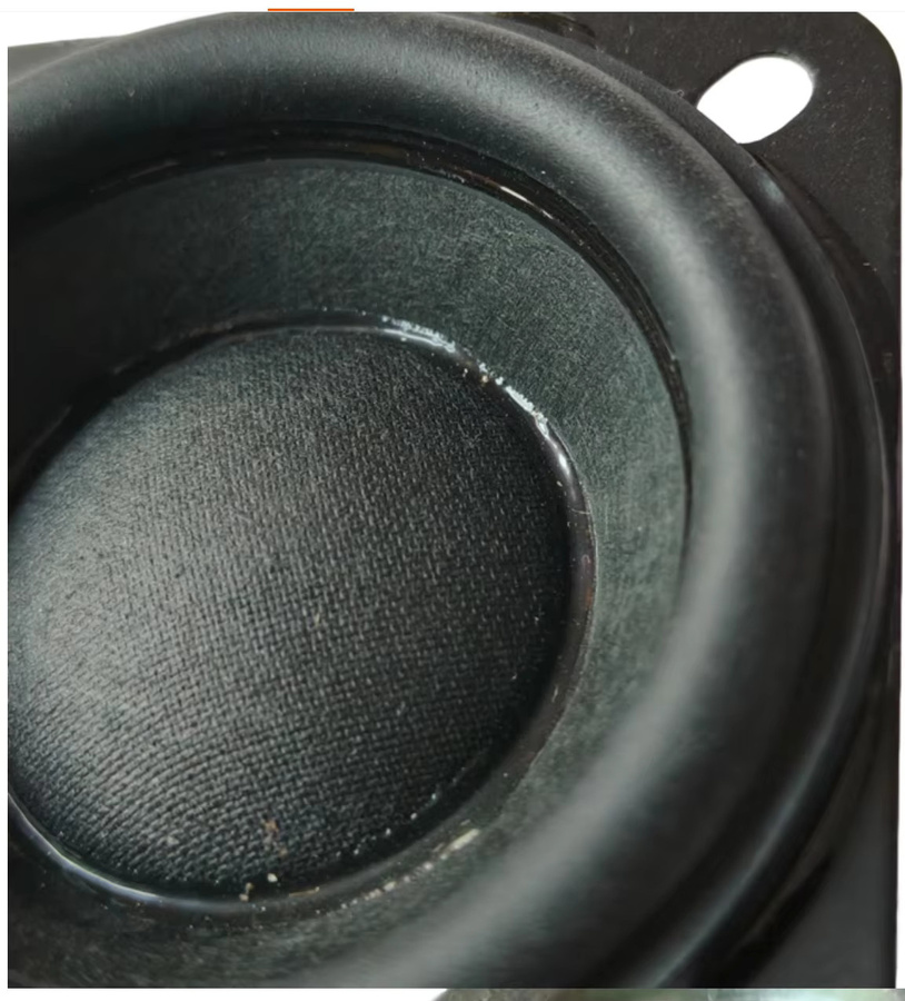 GHXAMP Neodym-Vollbereichs-Basslautsprecher für JBL, 2,25 Zoll (55 mm) Papierbecken, 25 mm Schwingspule, 4 Ohm, Schwarz, 2 Stück - Bild 2