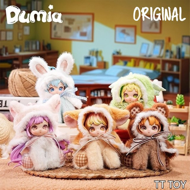 52TOYS DUMIA Nette Biest Serie Vinyl Plüsch Anhänger Blind Box als süßes Cartoon Schlüsselbund Zubehör und Sammelfigur - Bild 1