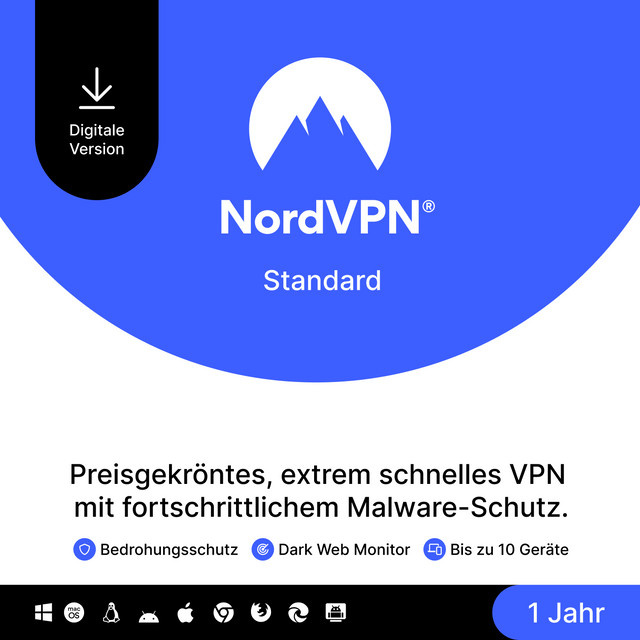 NordVPN Standard Abonnement für 10 Geräte für 1 Jahr - Bild 1