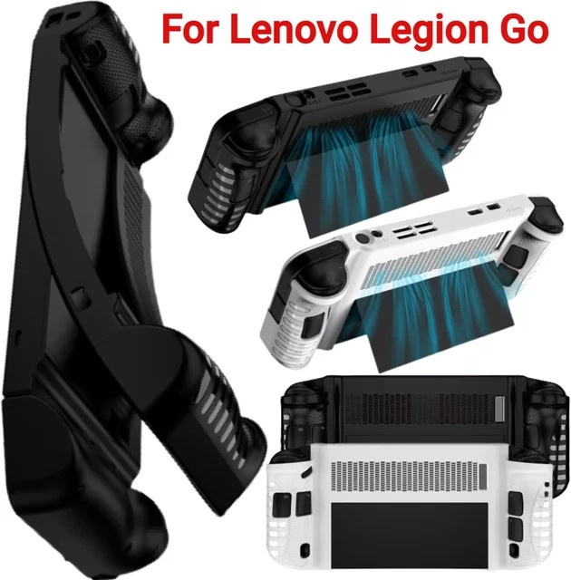Ultradünne TPU-Schutzhülle mit integriertem Ständer für Lenovo Legion Go in Transparent oder Schwarz - Bild 1