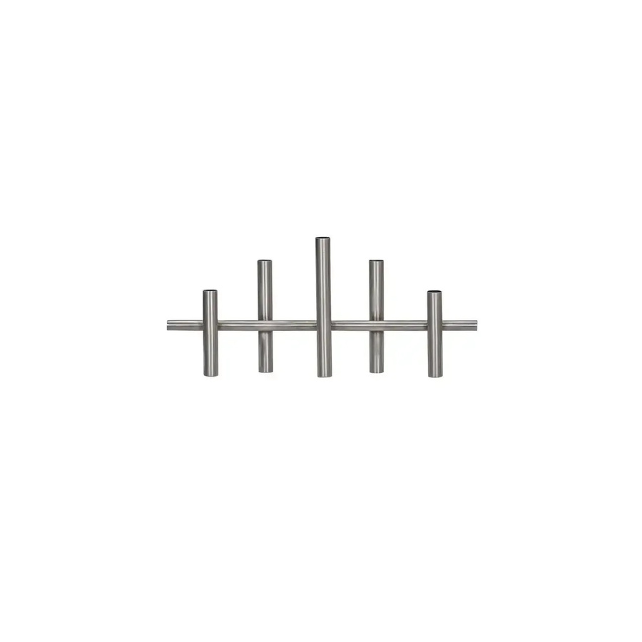 House Doctor Kerzenhalter Maxi Stabkerze in Antik Silber aus Metall, Höhe: 45 cm - Bild 1