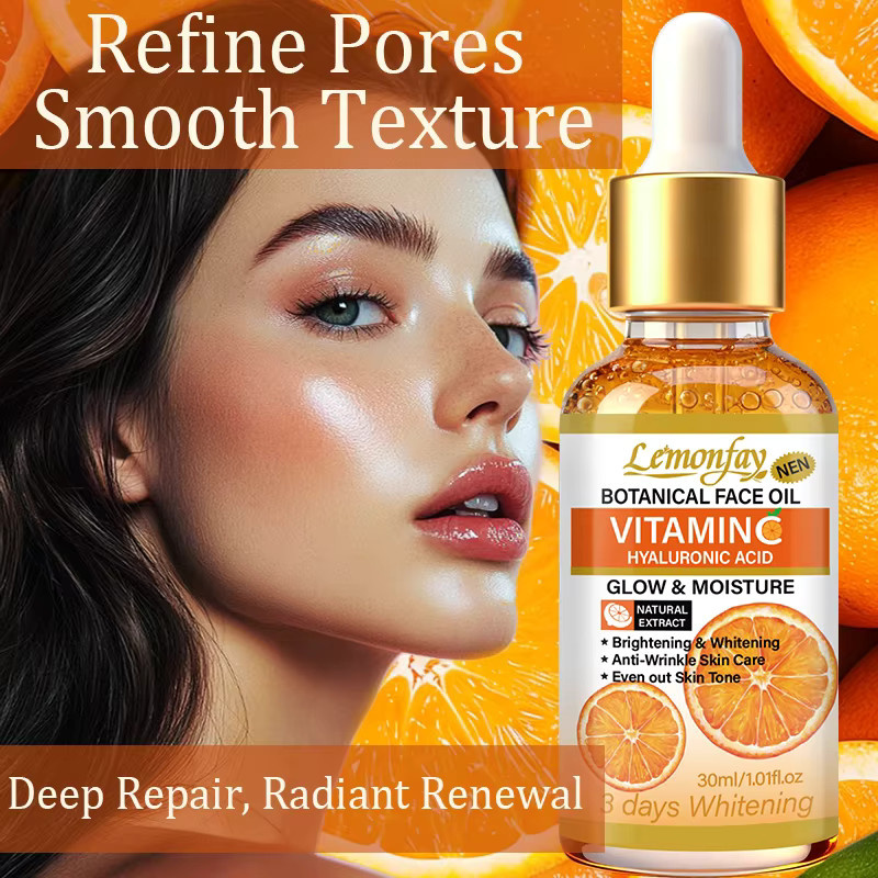 Lemonfay Vitamin C Botanisches Gesichtsöl, 30 ml, mit Hyaluronsäure - Bild 4