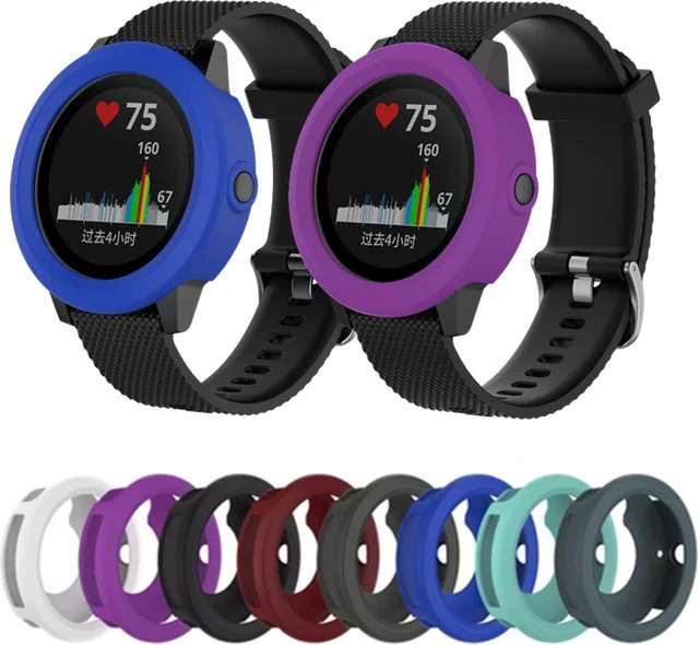 Schutzhülle Silikon, Schwarz, Garmin Vivoactive 3, Unisex - Bild 1