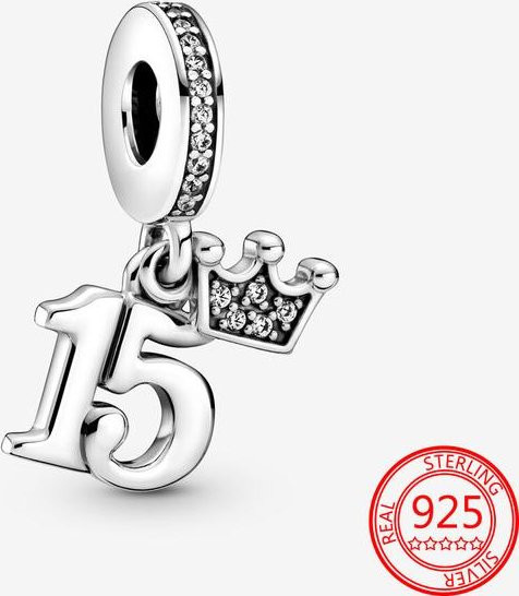 Anhänger Engelsflügel Pavé, 925 Sterlingsilber, gray, Unisex - Bild 1