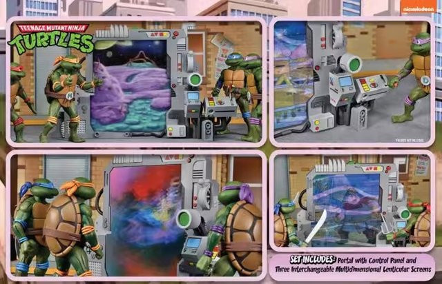 NECA Teenage Mutant Ninja Turtles Donatello's Tragbares Portal-Generatormodell, Actionfigur - Bild 1