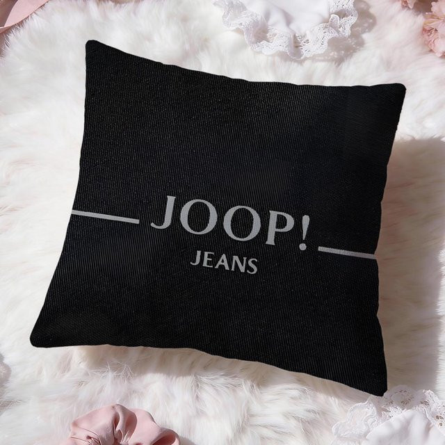 J-JoopS Kissenbezug Premium Komfort in Schwarz, wendbares Zwei-in-Eins-Design, B/B: 45 x 45 cm - Bild 1