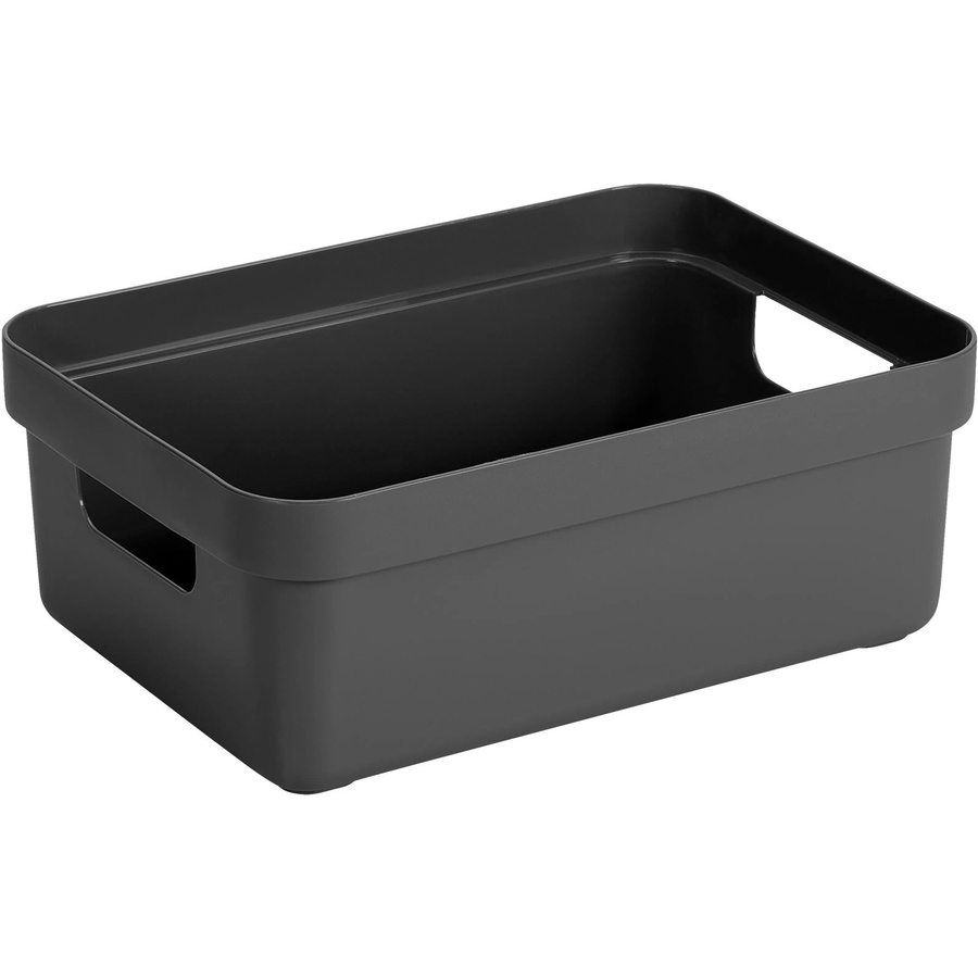 Sunware Aufbewahrungsbox Sigma Home 9 in Anthrazit, stapelbar mit Griffen - Bild 2