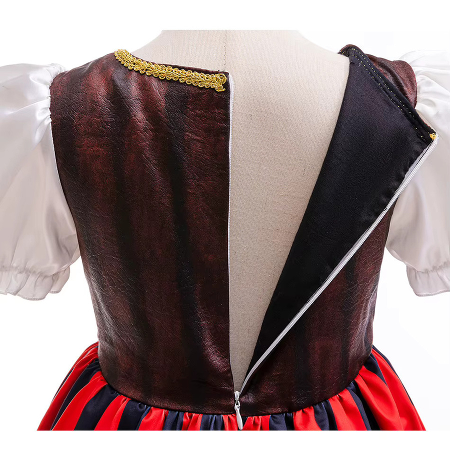 ollobebe Piratenkapitän-Kostüm für Mädchen, Piraten, Set, Plüsch / Textil - Bild 4