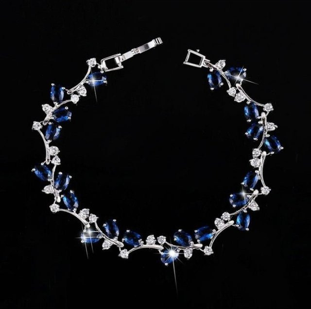 YIRAN Armband, Kupfer, Kristall, gray, Damen - Bild 1