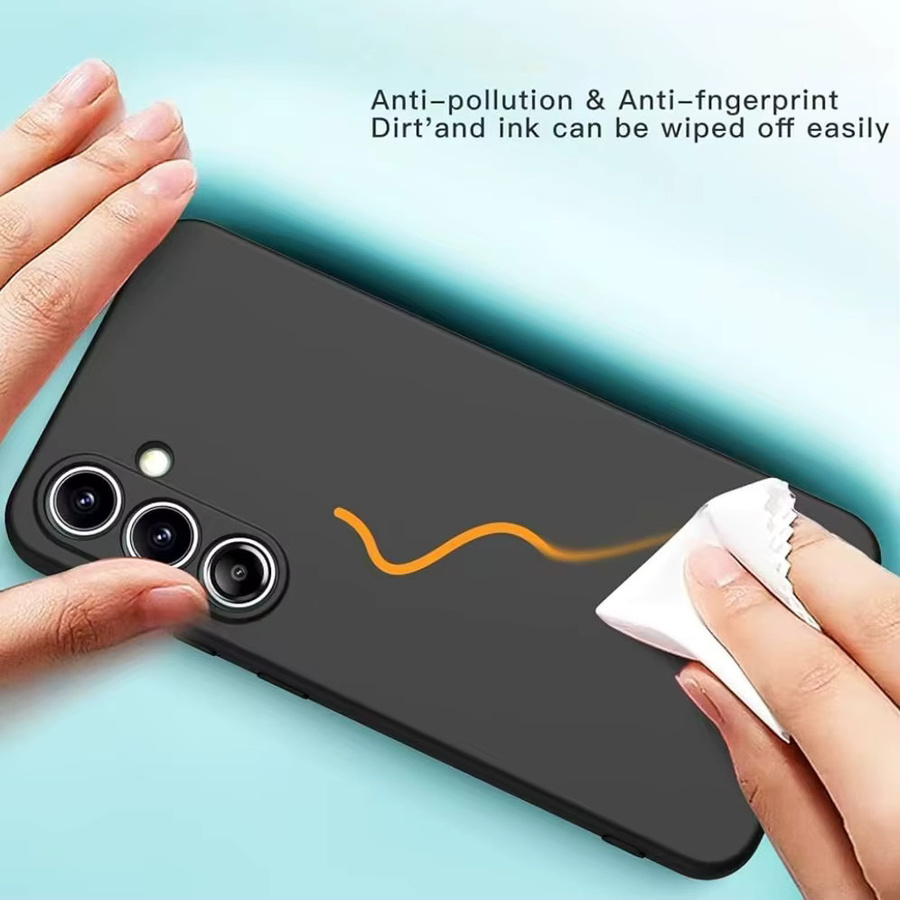 Silikon Handyhülle für Samsung Galaxy S26 S25 S24 S23 FE Plus Ultra A57 A37 A56 A55 A54 A35 A16 in Schwarz und Blau - Bild 3