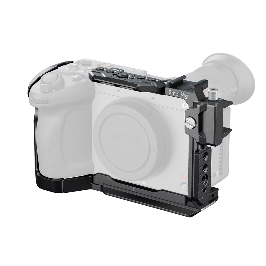 SmallRig FX2-Käfig für Sony FX2 Kamerakäfig-Rig-Kit in Schwarz mit Zubehör-Set inklusive oberer Platte, Kabelklemme, Kaltschuh-NATO-Schiene und Handgelenkband-Griff - Bild 1