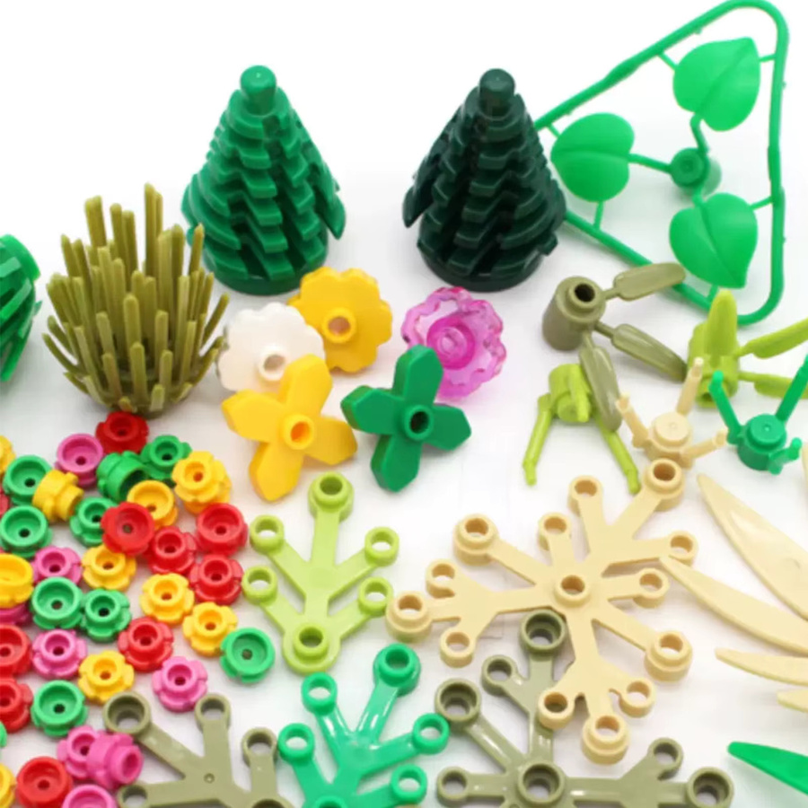 stemedu MOC Pflanzen Zubehör, Bausteine, Natur, Bunt / Mehrfarbig - Bild 2