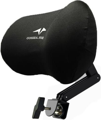 Ergonomische Kopfstütze Smartdbird für Bürostühle, verstellbares und konturiertes Nackenkissen in Schwarz - Bild 1