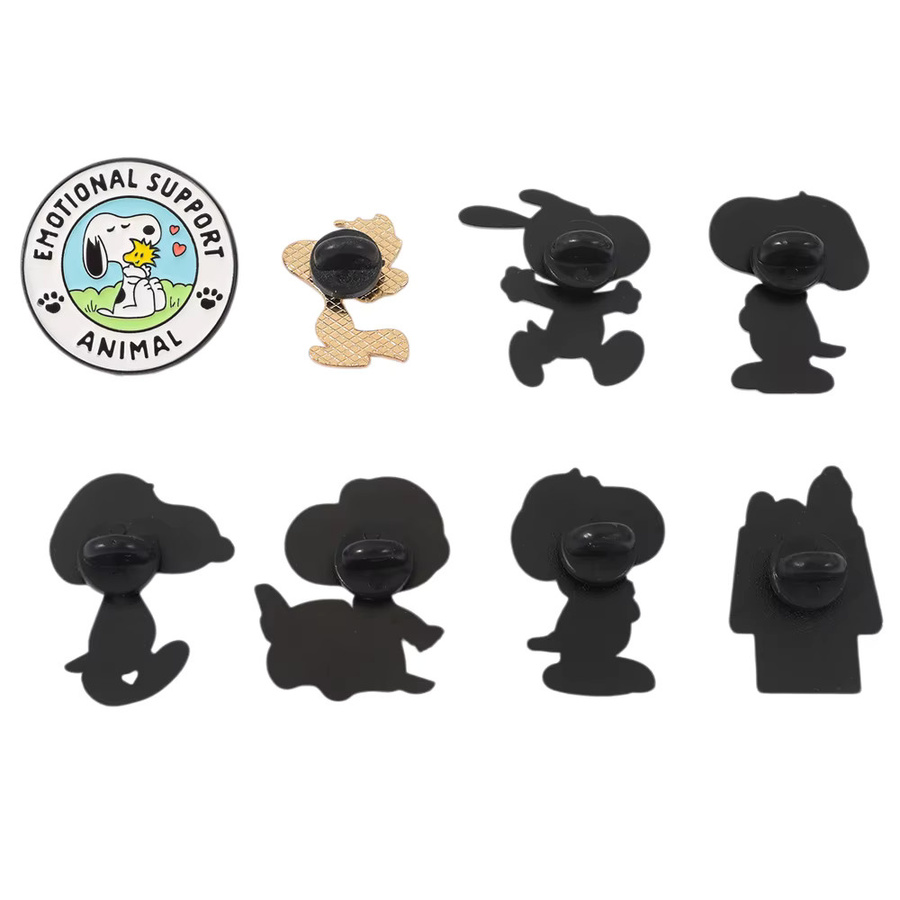Bandai Snoopy Emaille-Anstecknadeln, Hunde-Charakter-Pins, Unisex - Bild 2