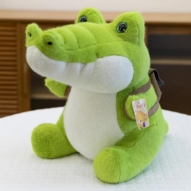 Bai Fen Bai dolls and toys Krokodil Plüschtier, grün, 30cm - Bild 1