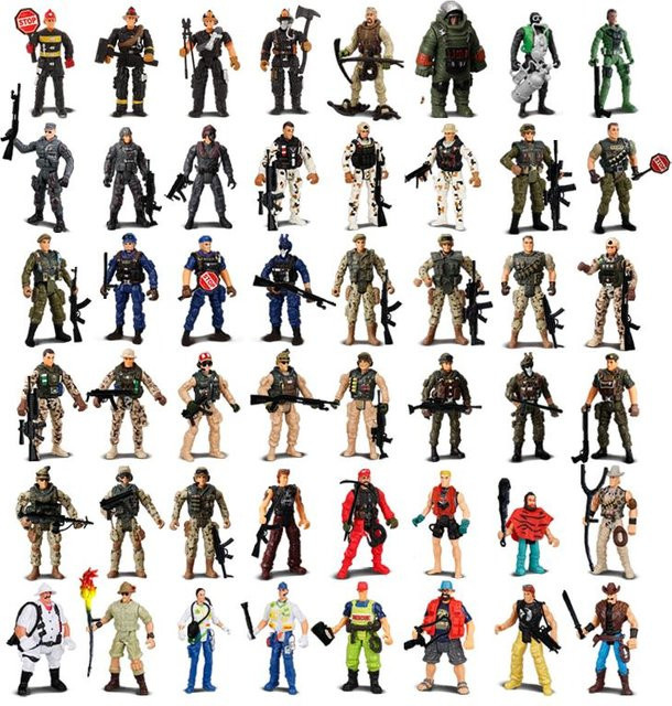 Yiran toy 1 Militär Actionfiguren Spielset 1:18 - Bild 1