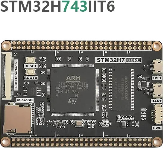 STM32H743IIT6 Kernentwicklungsboard in Schwarz - Bild 1