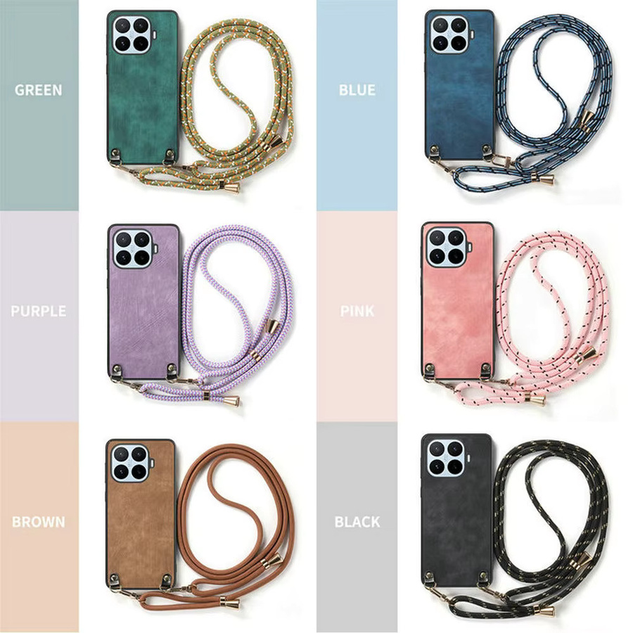 Xiaomi 17T Pro 5G Crossbody Armor Leder-Rückenschale in Braun - Bild 2