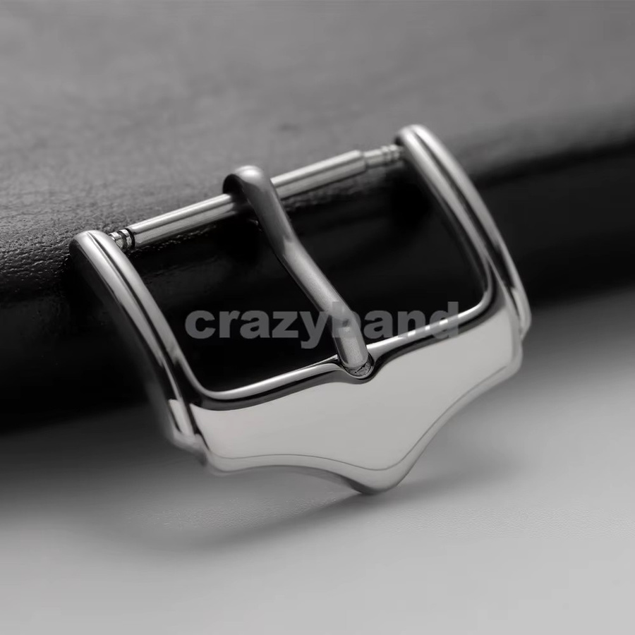 crazyband Uhrenarmband-Verschluss Edelstahl, Silber, Unisex - Bild 2