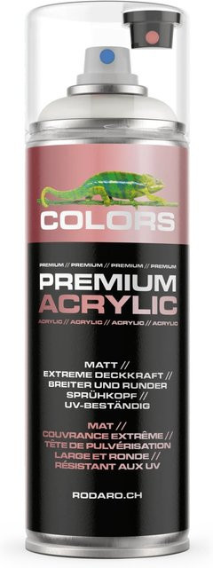 COLORS Premium Acrylic Sprühfarbe Matt in Reinweiß, 400ml - Bild 1