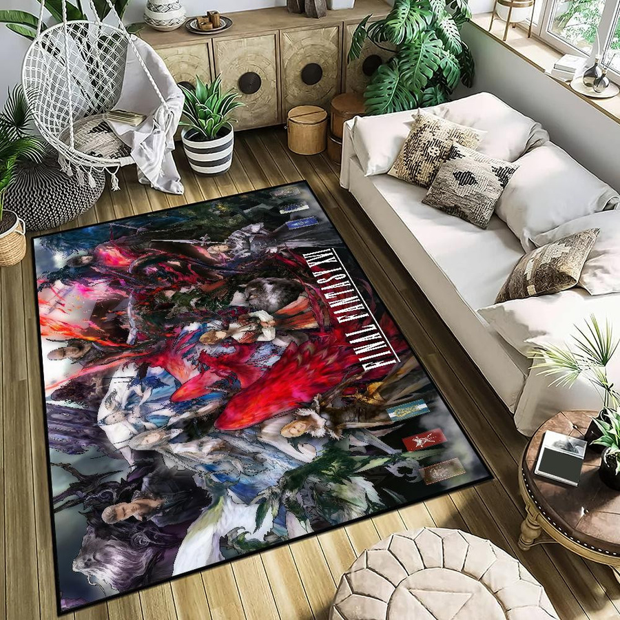 Final Fantasy XVI Bodenmatte Wucifang Jewelry geflochten multicolor B/T: 40 x 120 cm - Bild 5