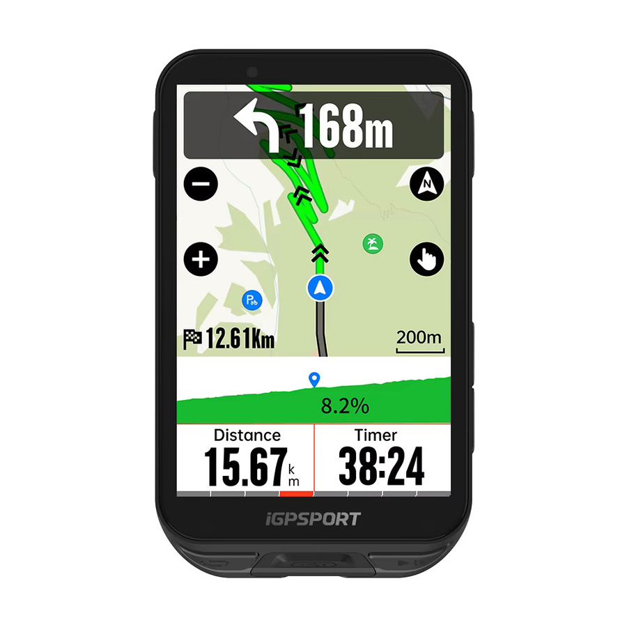 iGPSPORT iGS800 GPS Fahrradcomputer mit Touchscreen und Kartennavigation in Schwarz - Bild 6