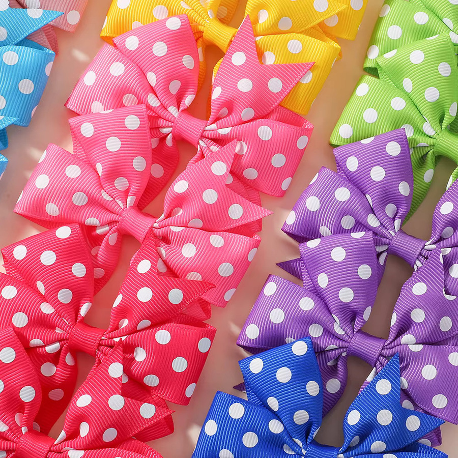 BABY BOWS Haarspangen mit Punktmuster, 30 Stück, Kinder, zufällig farbig - Bild 2