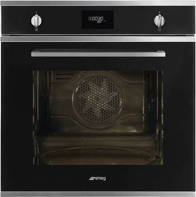 Smeg Einbaubackofen SFP6401TVN1 in Schwarzglas - Bild 1