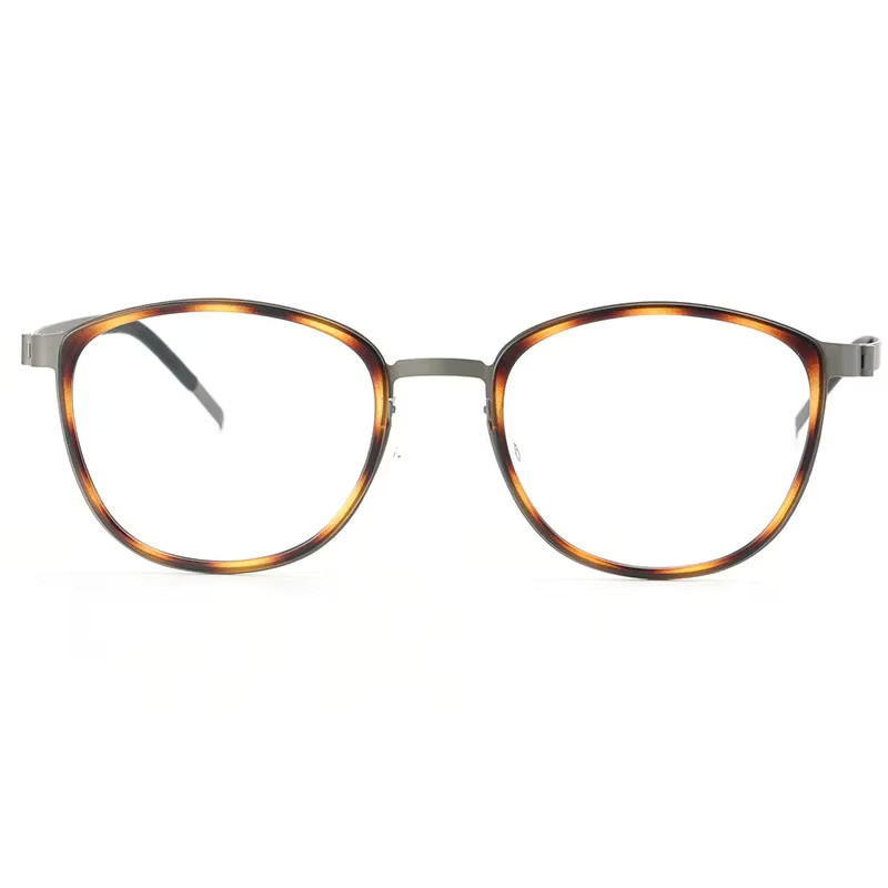 TILIKEU Korrektionsbrille, randlos, quadratisch, Titan, Herren - Bild 3