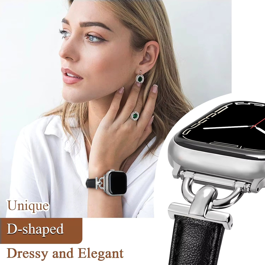 TINUORA Uhrenarmband Leder, Damen - Bild 3