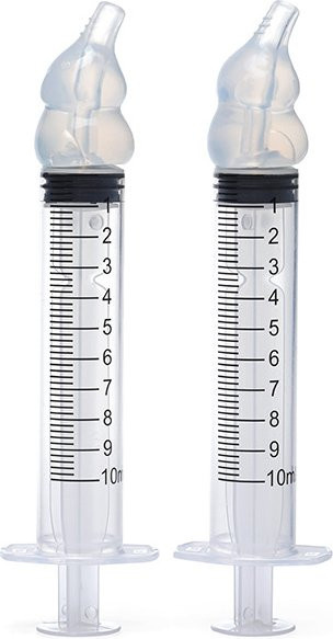 vvocci Baby-Nasenspülgerät aus Silikon mit Nadelröhre für Kinder und Säuglinge, transparent - Bild 1