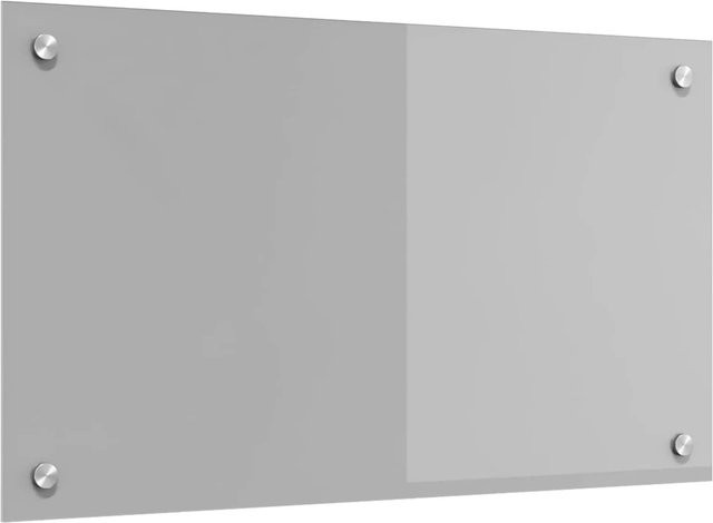 vidaXL Küchenrückwand aus gehärtetem Glas in Hellgrau, B: 70 cm, H: 40 cm - Bild 1