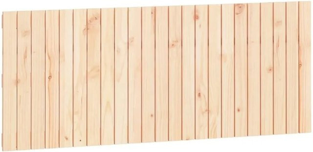 vidaXL Wand-Kopfteil aus Massivholz Kiefer in Braun, B: 147 cm, H: 60 cm, T: 3 cm - Bild 1